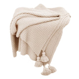 Maxbell Soft Blanket Comfortable Air Conditioning Blankets Beige 130x170cm