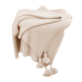 Maxbell Soft Blanket Comfortable Air Conditioning Blankets Beige 130x170cm