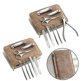 Maxbell 8pcs Manicure Set Nails Cutter Tools Nail Scissors for Nail Care Men Women A