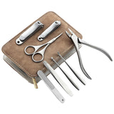 Maxbell 8pcs Manicure Set Nails Cutter Tools Nail Scissors for Nail Care Men Women A