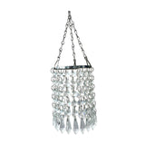 Maxbell Chandelier Easy to Fit Ceiling Light Shade Modern Crystal Pendant 100x350mm