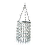 Maxbell Chandelier Easy to Fit Ceiling Light Shade Modern Crystal Pendant 100x350mm