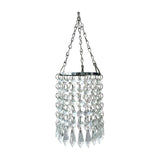 Maxbell Chandelier Easy to Fit Ceiling Light Shade Modern Crystal Pendant 100x350mm