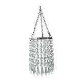 Maxbell Chandelier Easy to Fit Ceiling Light Shade Modern Crystal Pendant 100x350mm