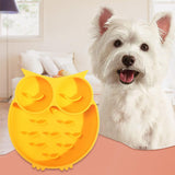 Maxbell Slow Feeder Dog Bowl Interactive Slow Down Feeding Pet Bloat Stop Yellow