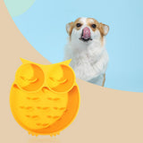 Maxbell Slow Feeder Dog Bowl Interactive Slow Down Feeding Pet Bloat Stop Yellow