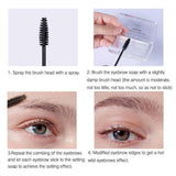 Maxbell Eyebrow Stamp Shaping Waterproof Makeup Set Definer One Step natural brown
