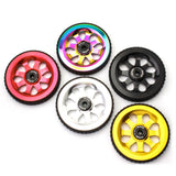 Maxbell Ultralight Aluminum Alloy Easy Wheel for Brompton Folding Bike with Bolt Colorful