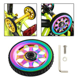 Maxbell Ultralight Aluminum Alloy Easy Wheel for Brompton Folding Bike with Bolt Colorful