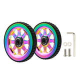 Maxbell Ultralight Aluminum Alloy Easy Wheel for Brompton Folding Bike with Bolt Colorful