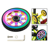 Maxbell Ultralight Aluminum Alloy Easy Wheel for Brompton Folding Bike with Bolt Colorful