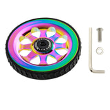 Maxbell Ultralight Aluminum Alloy Easy Wheel for Brompton Folding Bike with Bolt Colorful