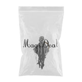 Maxbell Halloween Hanging Skull Ghost Creepy Door Hanger Wreath Props for Outdoor Black Ghost