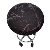 Maxbell Stretch Round Bar Stool Cover Elastic Barstool Chair Seat Cover Printed E