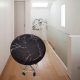 Maxbell Stretch Round Bar Stool Cover Elastic Barstool Chair Seat Cover Printed E