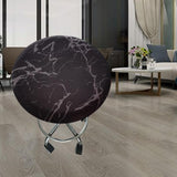 Maxbell Stretch Round Bar Stool Cover Elastic Barstool Chair Seat Cover Printed E