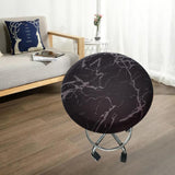Maxbell Stretch Round Bar Stool Cover Elastic Barstool Chair Seat Cover Printed E