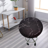 Maxbell Stretch Round Bar Stool Cover Elastic Barstool Chair Seat Cover Printed E