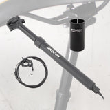 Maxbell Bike Dropper Seatpost Remote Seat Post Internal Cable 27.2+ 30.8mm Adapter