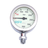 Maxbell Scuba Dive Brass Pressure Gauge Dual Readings With luminous