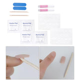 Maxbell Fake Nails Stickers Kit Press On Double-Sided DIY Tips for Manicure  10-Pack