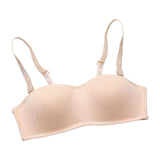 Maxbell Womens Strapless Bra Push Up Brassiere Wireless Underwear Bralette S Skin