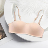 Maxbell Womens Strapless Bra Push Up Brassiere Wireless Underwear Bralette S Skin