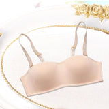 Maxbell Womens Strapless Bra Push Up Brassiere Wireless Underwear Bralette S Skin