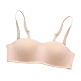 Maxbell Womens Strapless Bra Push Up Brassiere Wireless Underwear Bralette S Skin