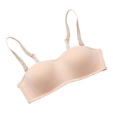 Maxbell Womens Strapless Bra Push Up Brassiere Wireless Underwear Bralette S Skin