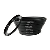 Maxbell 8 Pieces Stepping Down Rings Lens Adapter Filter Set Easy Install Durable