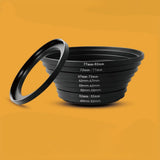 Maxbell 8 Pieces Stepping Down Rings Lens Adapter Filter Set Easy Install Durable