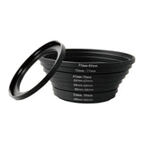 Maxbell 8 Pieces Stepping Down Rings Lens Adapter Filter Set Easy Install Durable