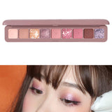 Maxbell 9 Colors Long-lasting Matte Shimmers Eyeshadow Palette Makeup Beauty Kit C