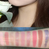 Maxbell 9 Colors Long-lasting Matte Shimmers Eyeshadow Palette Makeup Beauty Kit C