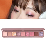 Maxbell 9 Colors Long-lasting Matte Shimmers Eyeshadow Palette Makeup Beauty Kit C