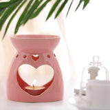 Maxbell Ceramic Tea Light Holder Essential Oil Burner Aromatherapy Diffuser for Spa