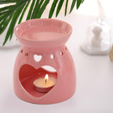 Maxbell Ceramic Tea Light Holder Essential Oil Burner Aromatherapy Diffuser for Spa