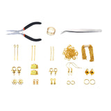 Maxbell Jewelry Earring Making Repair for Bracelets Accessories Gold