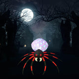 Maxbell Halloween Inflatables Blow-up Spider with Lights Indoor Outdoor Decorations American Standard