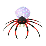 Maxbell Halloween Inflatables Blow-up Spider with Lights Indoor Outdoor Decorations American Standard