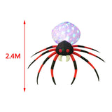 Maxbell Halloween Inflatables Blow-up Spider with Lights Indoor Outdoor Decorations American Standard