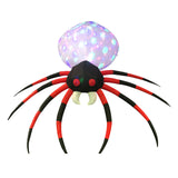 Maxbell Halloween Inflatables Blow-up Spider with Lights Indoor Outdoor Decorations American Standard