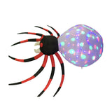 Maxbell Halloween Inflatables Blow-up Spider with Lights Indoor Outdoor Decorations American Standard