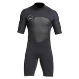 Maxbell Mens 2mm Shorty Wetsuit Diving Snorkeling Surfing Scuba Dive Suit Jumpsuit Black XXXL