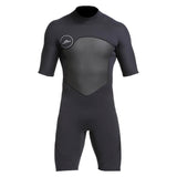 Maxbell Mens 2mm Shorty Wetsuit Diving Snorkeling Surfing Scuba Dive Suit Jumpsuit Black XXL
