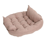 Maxbell Soft Sofa Pet Cat Dog Bed Comfortable Warm Pet Bed Sleeping Bed Cushion Bed Pink M