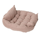 Maxbell Soft Sofa Pet Cat Dog Bed Comfortable Warm Pet Bed Sleeping Bed Cushion Bed Pink M