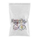 Maxbell Crystal Stone Rough Stone Set with Bracelet Home Desk Gemstones Decor