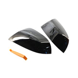 Maxbell Gloss Black Side Mirror Rearview Covers Trim Fit for BMW Replace Parts